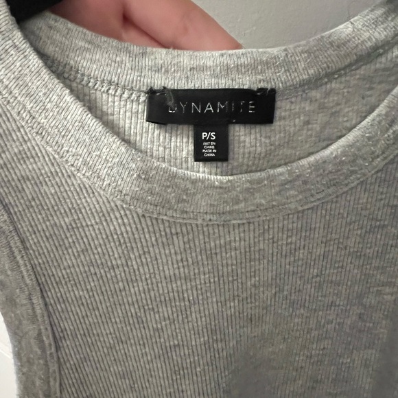Dynamite gray tank, size small - Picture 2 of 2